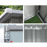 Home & Garden > Storage - Giantz Garden Shed Sheds Outdoor Storage 1.95x1.31M Steel Workshop House Tool - Garden Yard