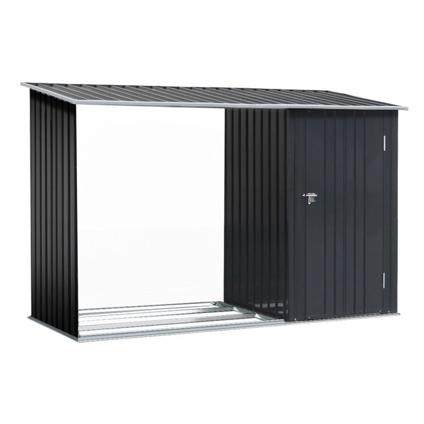 Home & Garden > Storage - Giantz Garden Shed Sheds Outdoor Tool 2.49x1.04M Storage Workshop House Galvanised Steel - Garden Yard