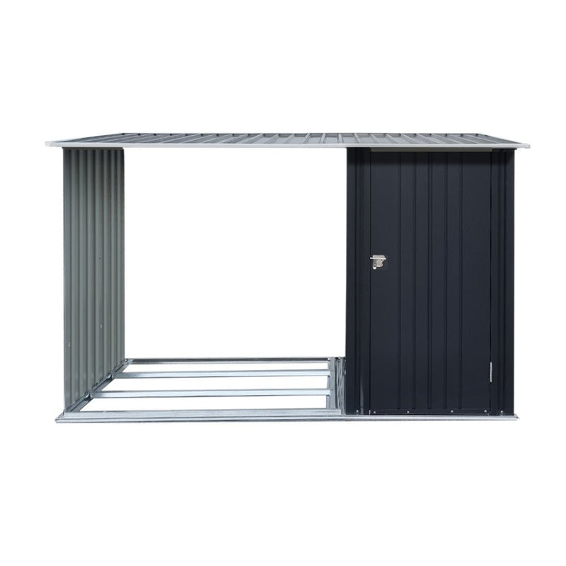 Home & Garden > Storage - Giantz Garden Shed Sheds Outdoor Tool 2.49x1.04M Storage Workshop House Galvanised Steel - Garden Yard